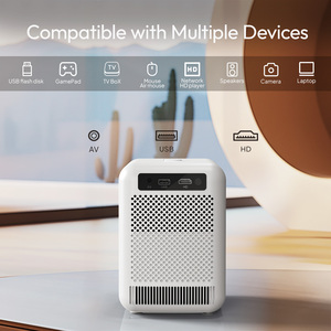 Nouvelle sortie pour le projecteur LCD de cinéma maison sans fil WiFi 6 intelligent U4, batterie intégrée, stéréo HIFI, 720P, mini portable - Product Image 6