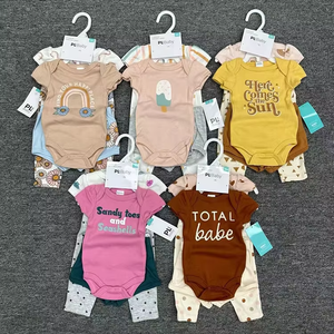 Desain Pakaian Bayi Rajut Lembut dari Katun, Baju Bayi, Bodysuit 2024, Romper Murah, Dikirim Acak, Rompi - Product Image 2