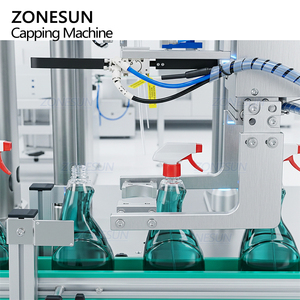 ZONESUN ZS-VTXG3 Máquina Tapadora Automática de Doble Cabezal para Tapas de Bomba Pulverizadora y Tapas de Rosca de Botellas de Limpieza Doméstica - Product Image 4