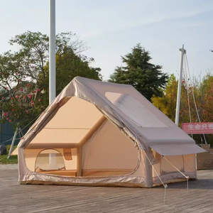 AB phiên bản 6.3 ㎡ Lều bơm hơi 210D Oxford Thiết bị cắm trại cửa kép và giếng trời lớn thiết lập nhanh lều không khí - Product Image 3