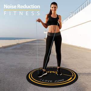 <span class=keywords><strong>Tapis</strong></span> de saut muet <span class=keywords><strong>XXL</strong></span> personnalisé imperméable à la corde à sauter <span class=keywords><strong>Tapis</strong></span> de yoga personnalisé Logo personnalisé <span class=keywords><strong>Tapis</strong></span> d'extérieur <span class=keywords><strong>Fitness</strong></span> en caoutchouc 4mm G-02 - Product Image 2