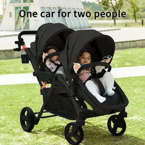 Свободный дизайн Роскошные Тележка Детские коляски, cobabies детская коляска для близнецов, для От 0 до 3 лет;