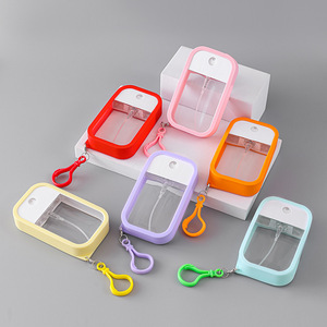 Hot Selling Mini White 35ml 50ml Plastic Room Spray Bottle Pocket <b>Perfume</b> <b>Travel</b> Hand Sanitizer Alcohol for Credit Card Bottle - Product Image 1