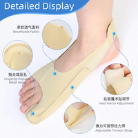 Séparateur d'orteils ajustable pour Hallux Valgus, correction de la separation osseuse du pied, soutien confortable pour la cheville, à porter avec des chaussures