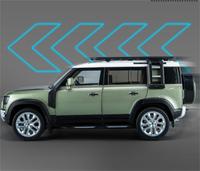1/18 Range Rover Defender SUV alliage modèle de voiture moulé sous pression en métal véhicules tout-terrain modèle de voiture son et lumière Simulation enfants jouet cadeau