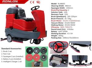Nettoyeur de sol industriel, machine automatique, sèche-prix, batterie électrique, pour le nettoyage industriel - Product Image 6