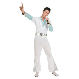 Costume da Discoteca per Donna, Tuta Lucida Retrò con Pantaloni a Zampa per Feste a Tema Anni '70, Spettacoli di Danza e Celebrazioni Festive - Product Image 3