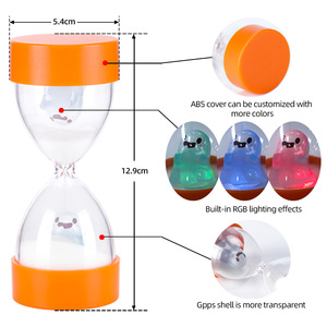 Coloré en plastique fantôme lanterne poupée bureau jeu <span class=keywords><strong>de</strong></span> société heure verre faveur enfants cuisson <span class=keywords><strong>sablier</strong></span> blanc1 5 10 minutes <span class=keywords><strong>sablier</strong></span> - Product Image 2