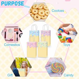 Bolsas de Papel Kraft Resistentes y Reciclables con Asa para Envasado de Azúcar y Ropa, Diseño Personalizado para Uso Diario - Product Image 6