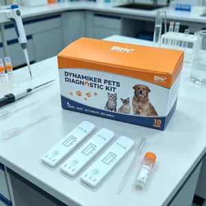 ชุดตรวจวินิจฉัยโรค <span class=keywords><strong>FIV</strong></span>/FeLV ใน<span class=keywords><strong>แมว</strong></span>แบบรวดเร็ว DYNAMIKER PETS DNP-504 - ความไวสูง ความแม่นยำสูง ตรวจตัวอย่างอุจจาระภายใน 5-10 นาที ได้รับการรับรองมาตรฐาน CE - Product Image 4