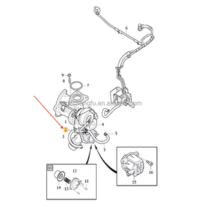 GULORSE Valve de contrôle de pression de suralimentation 31370534 pour <span class=keywords><strong>Volvo</strong></span> XC60 XC90 XC70 S60 S40 C30 C70 <span class=keywords><strong>V40</strong></span> 2019 - Product Image 3
