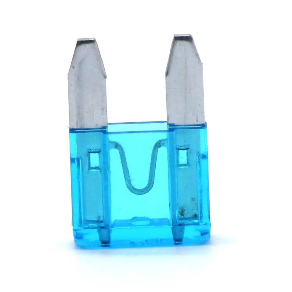 Fusible de Mini cuchilla automotriz, 15A, color azul, SYD-1058, 100 Uds.
