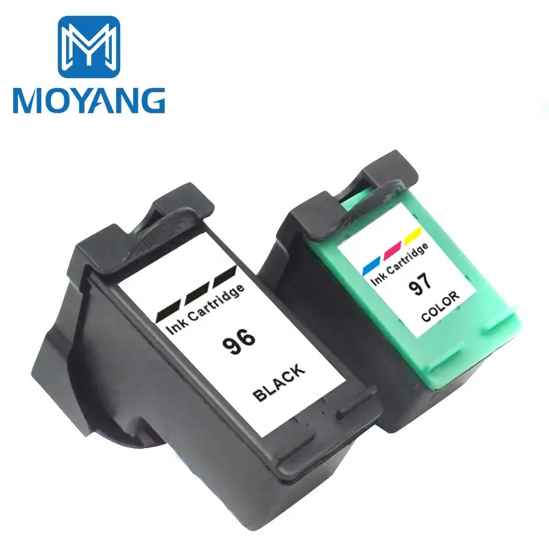 MoYang compatible pour hp96 hp97 96XL 97XL cartouche d'encre utilisée pour hp 96 97 DeskJet 5740/6540/6840/9800/9860/2610/8750 imprimante