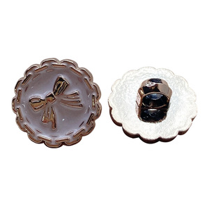 Perles de dentelle en plastique ABS en gros d'usine, motif goutte d'huile, avec pieds réglables et boutonnés, polyvalentes et élégantes - Product Image 1
