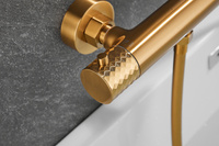 Haute qualité nouveau style or brossé robinets de douche thermostatiques avec douche à main salle de bain robinets de douche mitigeurs