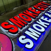 Letrero Publicitario Decorativo de Pared con Iluminación Frontal LED 3D, Personalizado, Brillante, Impermeable IP65, Acrílico con Borde Envolvente, Acero Inoxidable