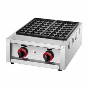 Alta qualità elettrica Takoyaki Grill in acciaio inox macchina a Pellet di pesce per ristoranti e negozi di alimentari in vendita