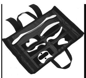 TCM diskon besar alat pijat Gua Sha baja tahan karat Set alat Gua Sha logam kualitas tinggi 4 dan 7 buah Set - Product Image 1
