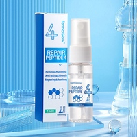 Soin réparateur extra fort apaisant pour peaux sensibles abîmées par les stéroïdes, à base d'ADN de saumon fermenté, PDRN, Oligopeptide-1, Oligopeptide-3, en spray 4A