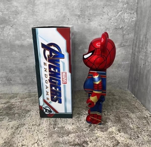 Figura de acción Bearbrick de 28 cm, 400%, de <span class=keywords><strong>ciencia</strong></span> ficción, para decoración de sala de estar, Bear Brick - Product Image 5