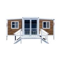 Tout nouveau 40ft haute qualité conteneur en acier extensible maison petites maisons en panneau sandwich pour cour extérieure salle de bain
