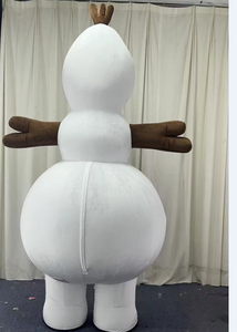 OEM ODM rendimiento inflable muñeco <span class=keywords><strong>de</strong></span> nieve <span class=keywords><strong>Olaf</strong></span> mascota <span class=keywords><strong>disfraz</strong></span> <span class=keywords><strong>adulto</strong></span> personaje <span class=keywords><strong>de</strong></span> dibujos animados <span class=keywords><strong>para</strong></span> publicidad actividad mano - Product Image 4