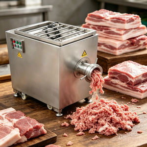 Máquina Comercial <span class=keywords><strong>Refrigerada</strong></span> de Alta Resistencia 220V para Moler Carne de Cordero, <span class=keywords><strong>Picadora</strong></span> de Carne Fresca Enfriada a Bajo Precio - Product Image 1