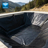 Géomembrane HDPE 0,3 mm 0,5 mm 1,0 mm à excellente élongation pour toitures, usage extérieur, barrages, bassins à poissons, décharges – MOQ acceptable