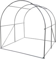 Nouvelle Arrivée Serre Tunnel Extérieure Moderne Écologique en Acier Galvanisé Étanche avec Couverture en PE Facilement Assemblable pour la Maison