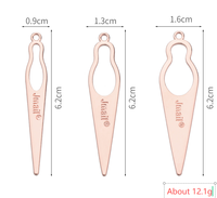 Aiguille à crocheter en métal pour dreadlocks, outil multicolore pour la fabrication de tresses et le coiffage des extensions de cheveux
