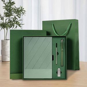 Ensemble stylo et bloc-notes USB 4 en 1 avec logo personnalisé, cadeau d'entreprise avec logo d'entreprise pour les promotions - Product Image 3