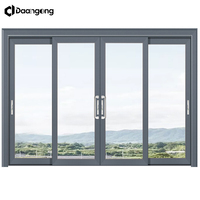 Portes coulissantes de patio en aluminium robustes, double vitrage en verre trempé pour cuisine, salon, jardin, terrasse - Taille personnalisée, garantie 5 ans