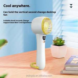 Ventilador de Mano Recargable de 1200mAh, de Alta Velocidad, Tres Velocidades, Mini Ventilador Portátil de Mano con Motor sin Escobillas, Batería, para el Hogar, Venta al Por Mayor de Fábrica - Product Image 4