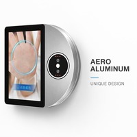 Máquina de Control de Acceso Biométrico de Aluminio de 8 Pulgadas con Reconocimiento Facial y de Palma de la Mano, Cámara Dual, IP65 Impermeable, con WiFi