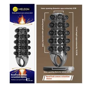 Bestseller Hochwertige TPE Silikon hülle Weich gummi Ber mit extra gepunktetem Design für wieder verwendbare Penis kondome - Product Image 6