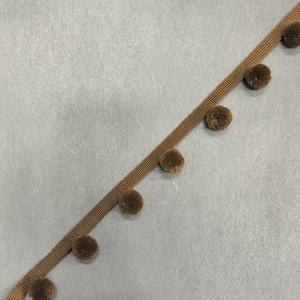 شريط زخرفي كبير من ZSY بطول 4.3 سم مع كرات زينة وشراشيب للستائر والأرائك، شريط دانتيل مزين بالخرز لتزيين الستائر والأوشحة والقبعات - Product Image 3