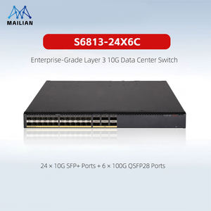 Conmutadores Compactos para Centros de Datos G H3C Serie S681X (S6812/S6813) 10G/100G TOR, Conmutadores de Acceso a la Nube sin Pérdidas EVPN - Product Image 1