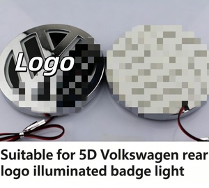 ตราสัญลักษณ์โลโก้ VW แบบไฟ LED 5D, ไฟเรืองแสงติดท้ายรถสำหรับ <span class=keywords><strong>Volkswagen</strong></span> Golf 6 Magotan Tiguan Bora - Product Image 3