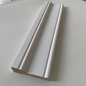 Plinthes décoratives en pin Radiata blanc apprêté, design moderne, pour appartements - Product Image 5