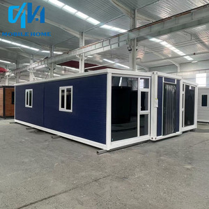 Casa contenedor de lujo impermeable prefabricada 1 2 3 4 dormitorios construcción expandible <span class=keywords><strong>venta</strong></span> de bienes raíces casa prefabricada plegable - Product Image 1