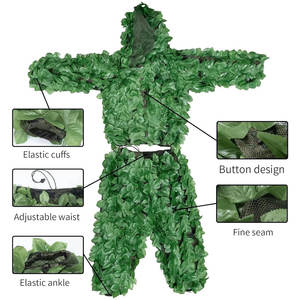 Combinaison de chasse pour homme, haute qualité, hiver, extérieur, coupe-vent, imperméable, logo personnalisé, 100% polyester, couleur personnalisée, vente en gros - Product Image 3