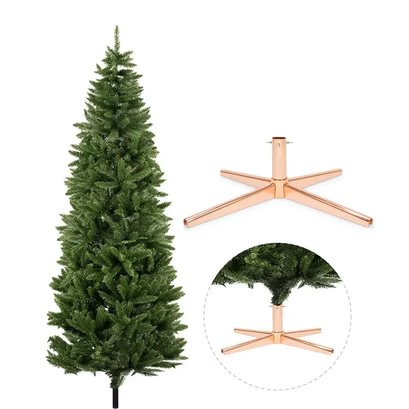 7.5 Feet Christmas Pine Tree Indoor Outdoor Decoration Full PE Artificial Xmas Tree