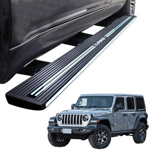 Estribo Eléctrico Automático de Aluminio con Doble Luz para <span class=keywords><strong>Jeep</strong></span> Wrangler JL 4 Puertas Sahara <span class=keywords><strong>Rubicon</strong></span> 2018-2024 - Product Image 1