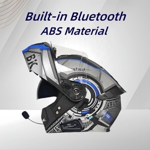 Hot ABS Modular xe máy Mũ bảo hiểm ABS <span class=keywords><strong>Bluetooth</strong></span> lật lên mở mặt Mũ bảo hiểm xe máy Motocross Mũ bảo hiểm cho đi xe đạp phụ kiện - Product Image 2