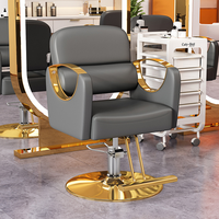 Salon de beauté chaise de barbier rotative chaise de salon de coiffure chaise de coupe et de teinture