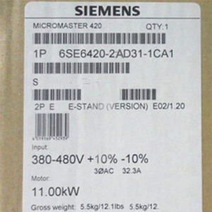 Venta Directa de Fábrica, Variador de Frecuencia Personalizado de 11kW 380 480V 3AC 6SE6420 2AD31 1CA1 420 Micromaster con Filtro IP20 - Product Image 2
