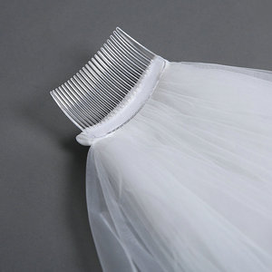 Qushine-velo de novia de cola europea y americana, accesorios exquisitos de encaje de lentejuelas y diamantes, gran oferta - Product Image 6