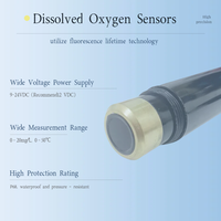 Sonda digital de temperatura para aguas residuales de plantas de agua en estanques de camarones, medidor industrial de oxígeno disuelto fluorescente