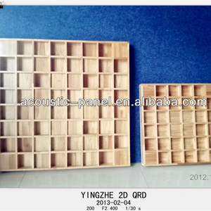 Solid <strong>Acoustic</strong> Panel for Ceiling <strong>Qrd</strong> Acoustical <strong>2D</strong> Wooden <strong>Diffuser</strong> - Product Image 5