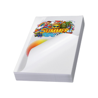 Papier autocollant en vinyle PP holographique brillant, imperméable, imprimable, format A4 (8,5x11 pouces), haute qualité, OEM ODM, pour imprimante jet d'encre